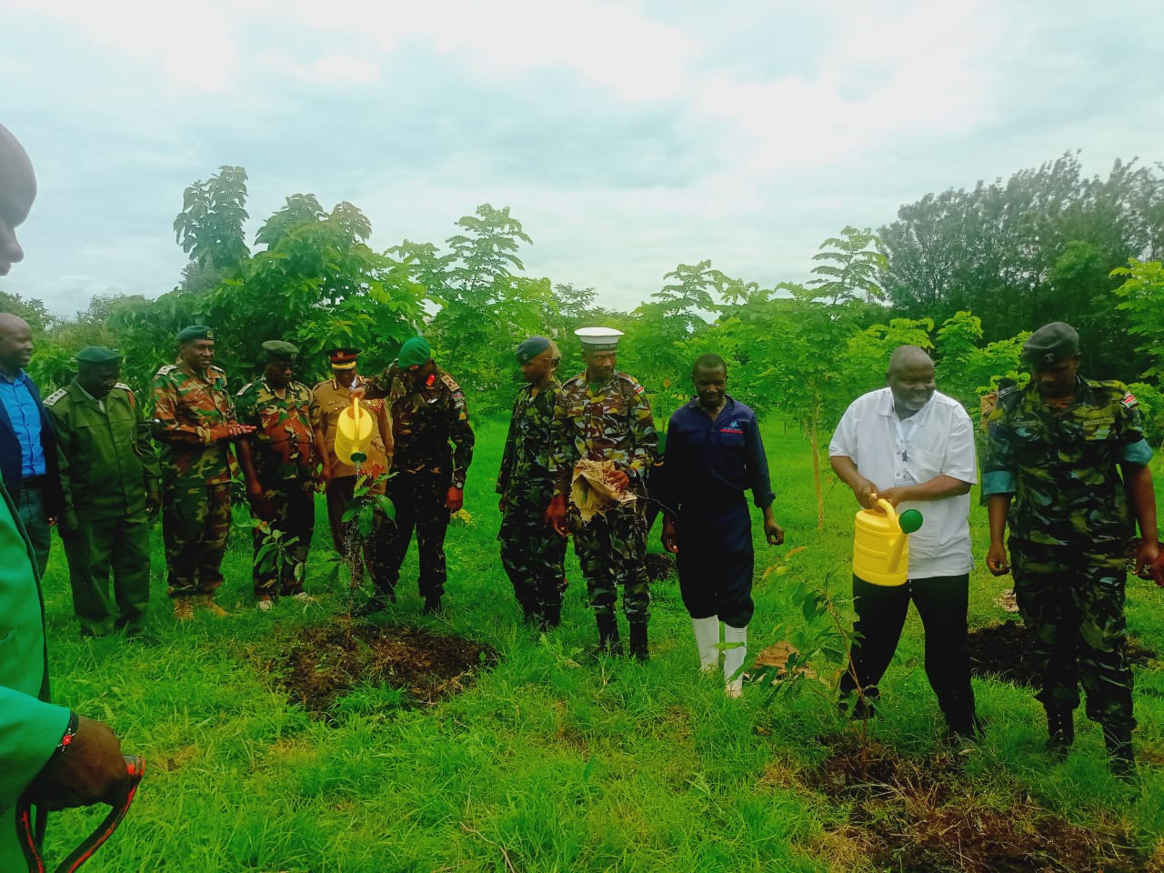 Tom Mboya University VC and Kenya Defence Forces Lead Major Tree Planting Initiative