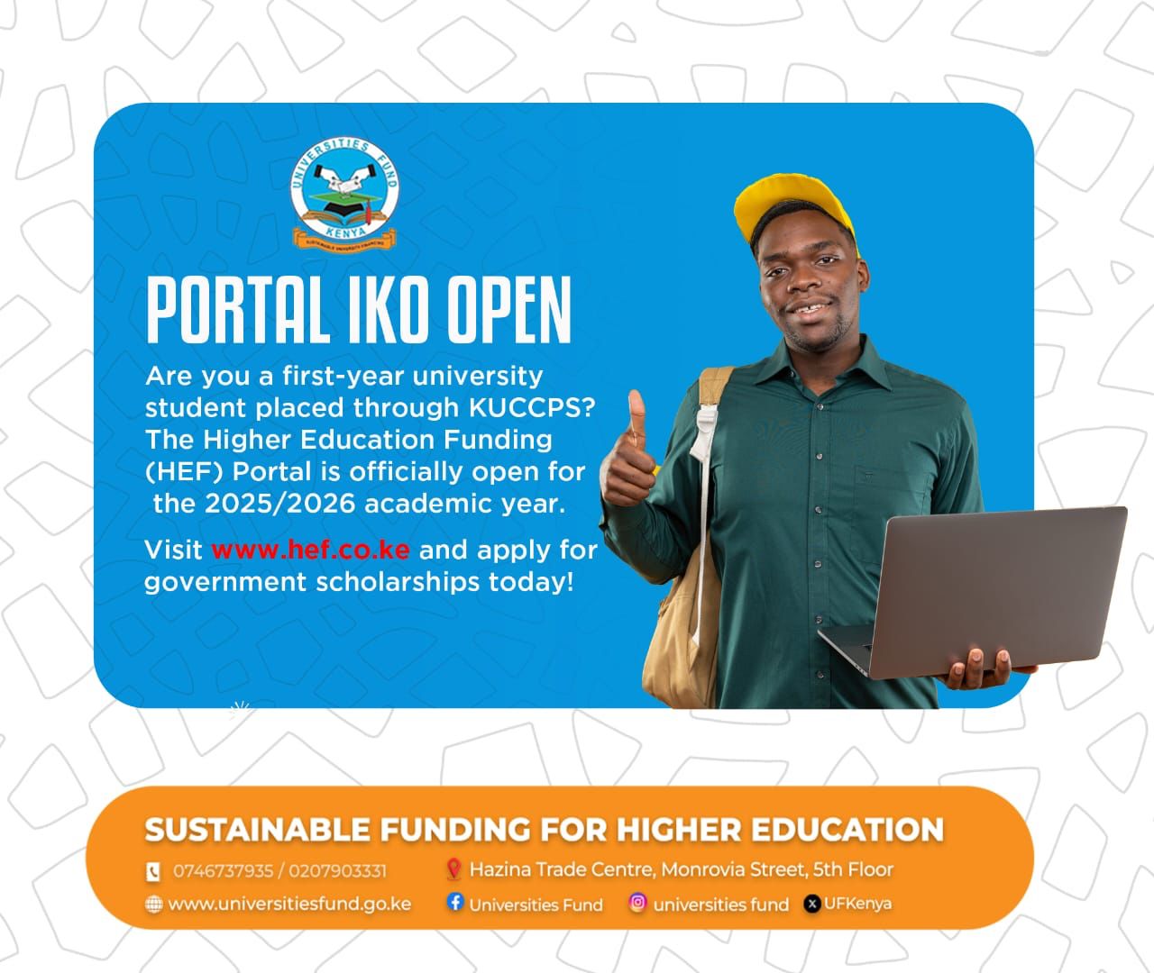 Welcome Message to Prospective Students of Tom Mboya University for September Intake 2025