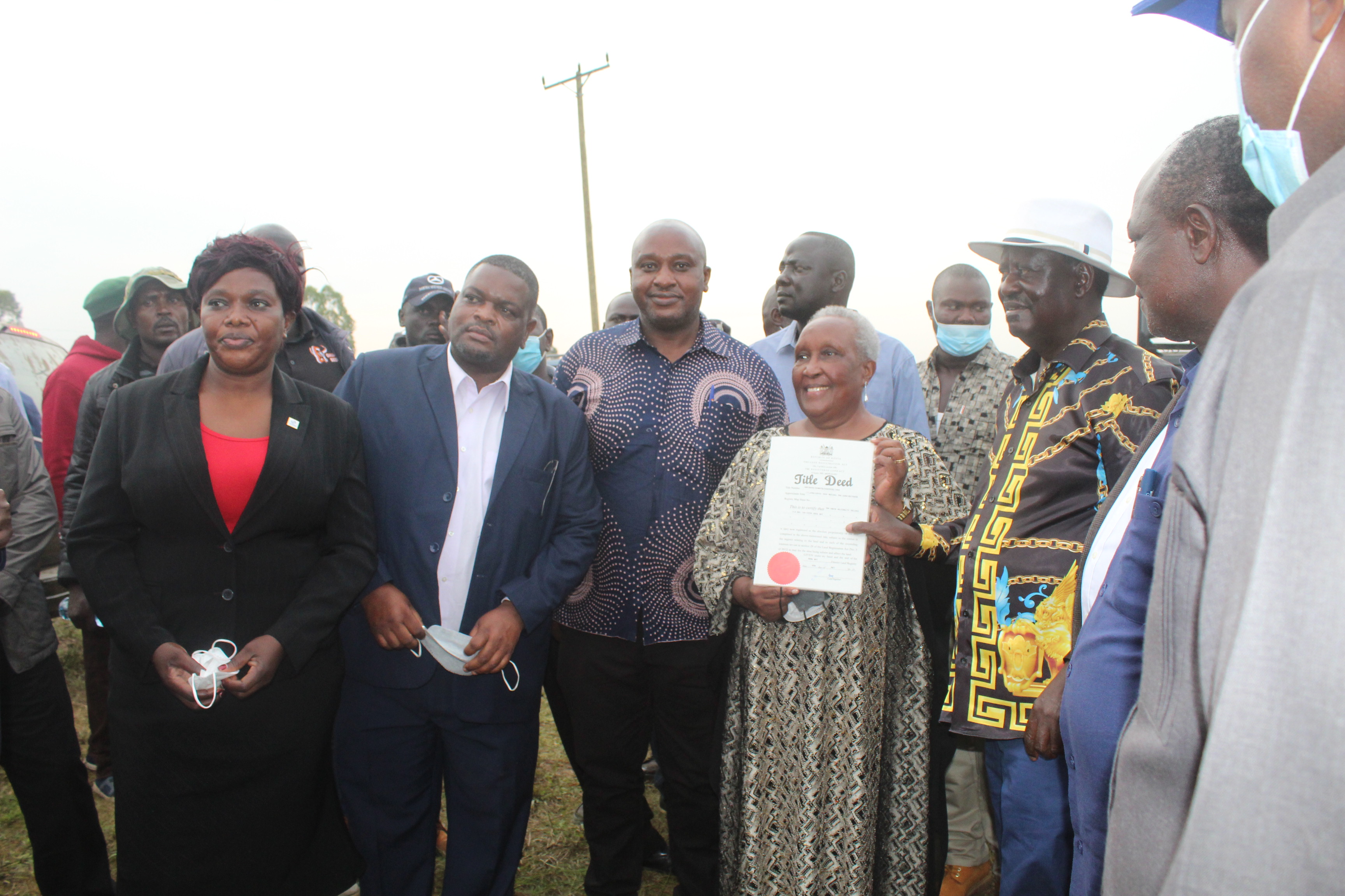 RT. Honorable Raila Amolo Odinga with TMUC Council Members